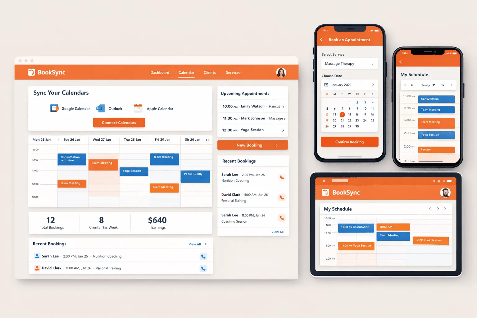 Illustration for article avoid double bookings with centralized calendar management