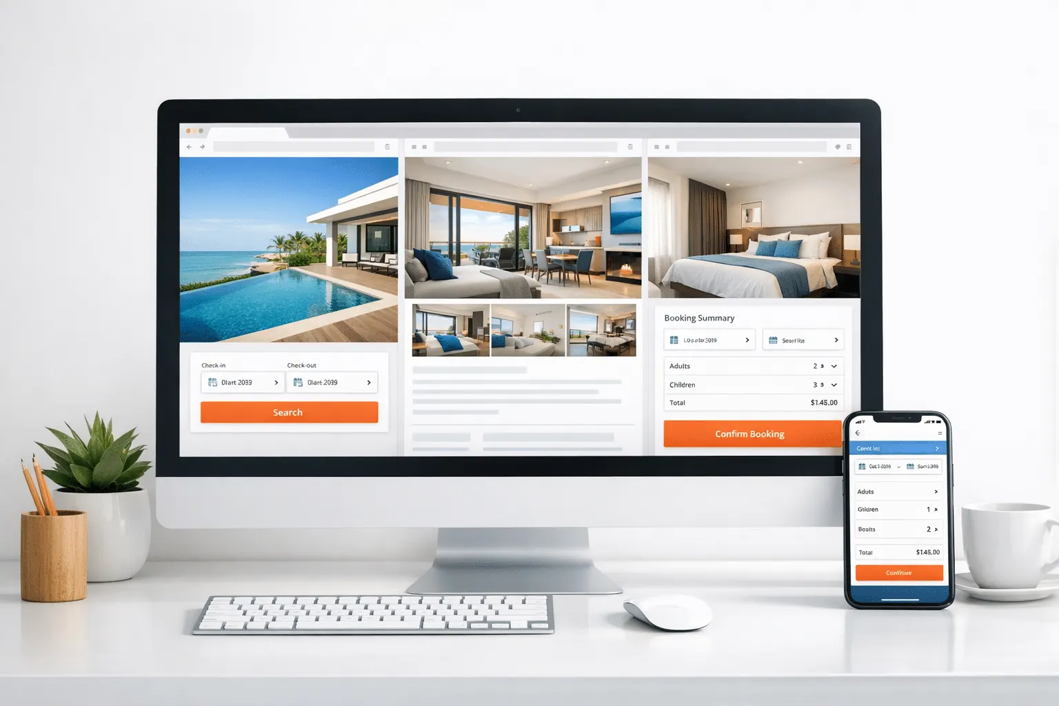 Illustration for article direct booking website vs airbnb alternative pros and cons for vacation rentals