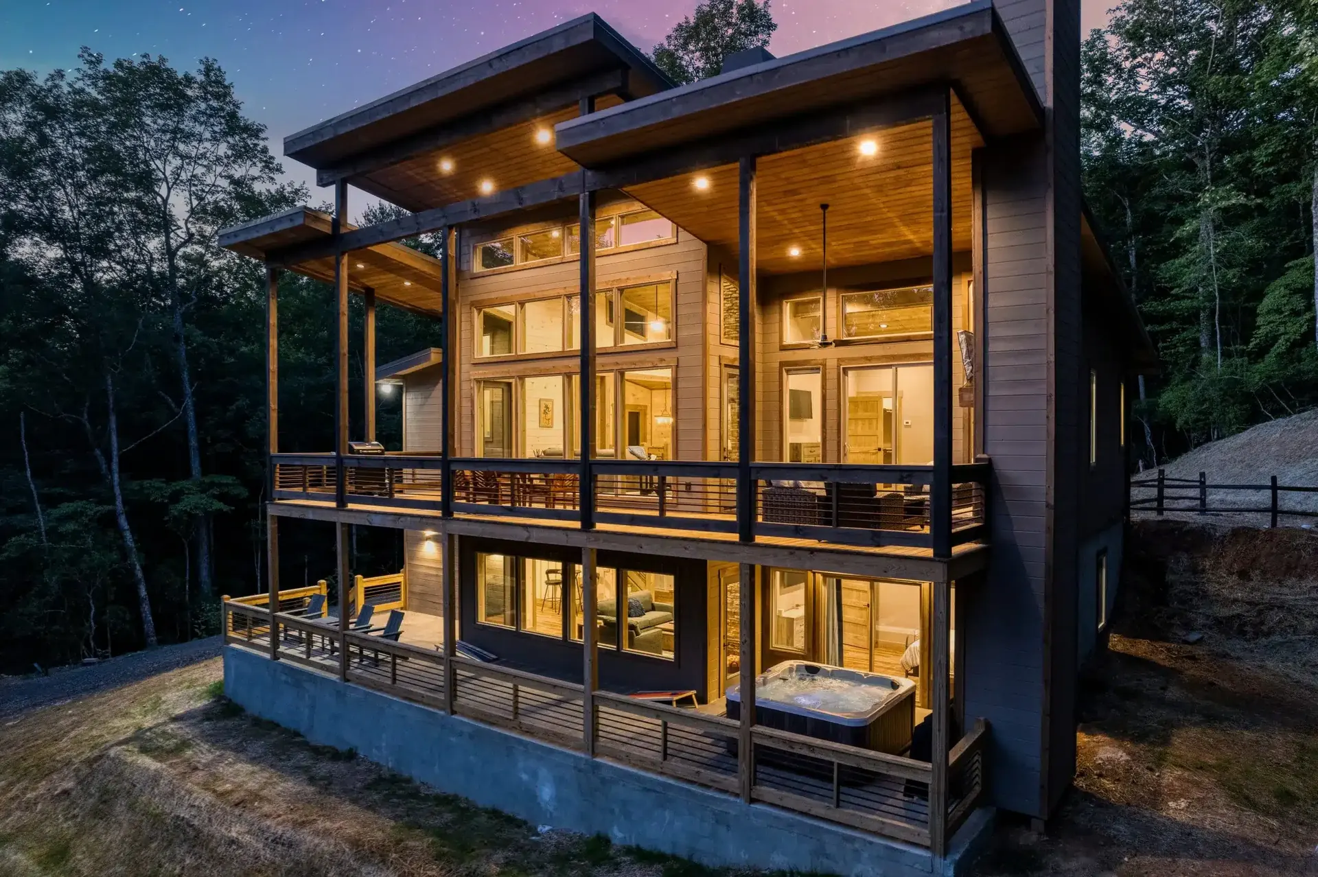 Overlook Cabin Rentals website
